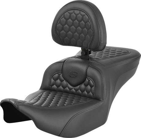 Roadsofa™ Seat - with Backrest - Honeycomb - FLTR/FLHX \'23-\'24 2023 - 2024