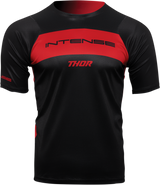 Intense Assist Dart Short-Sleeve Jersey - Black/Red - Large