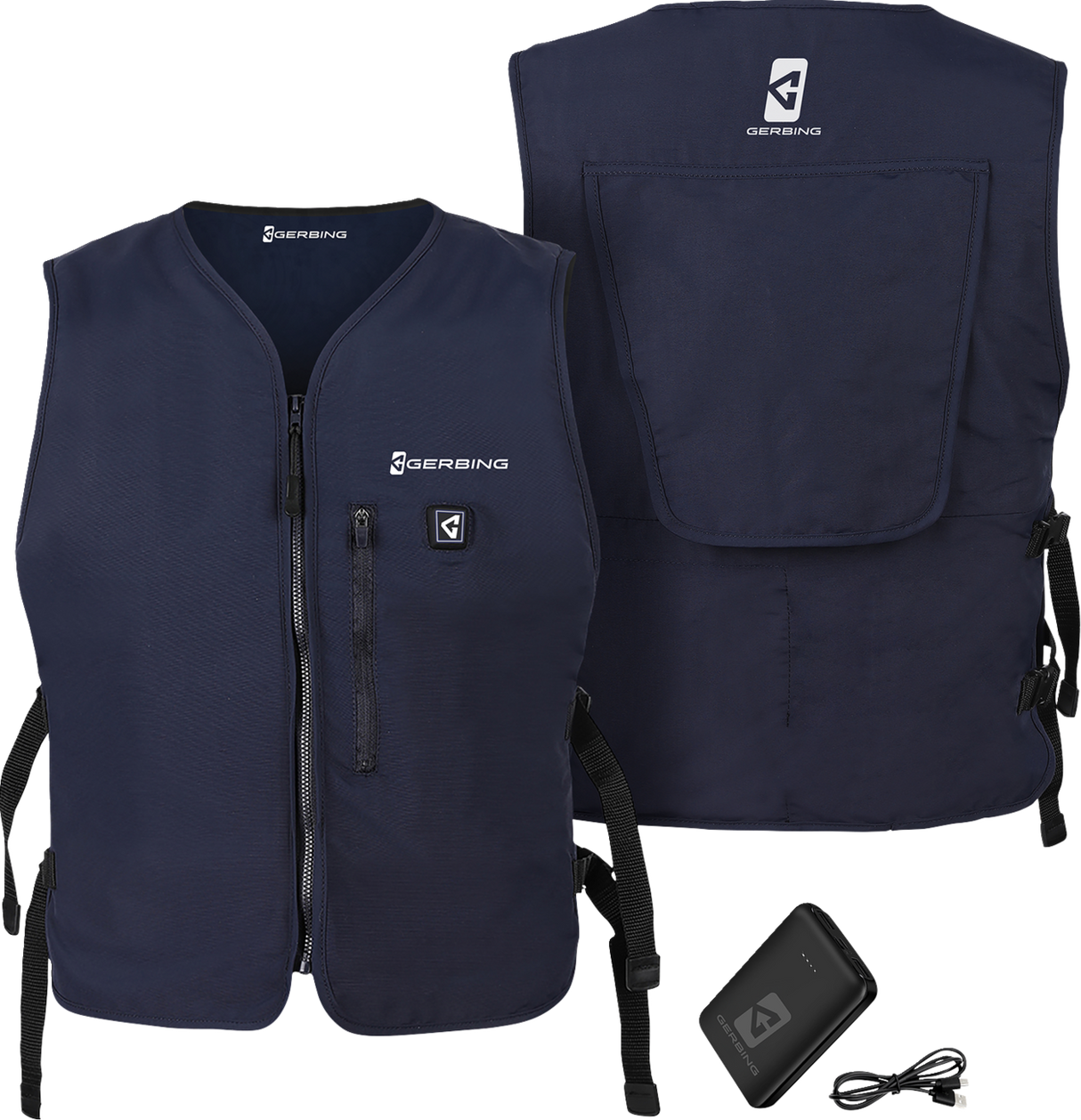 5V Touch Button Circulatory Cooling Vest - Blue