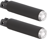 Driver Pegs - Chrome - Knurled 2018 - 2020