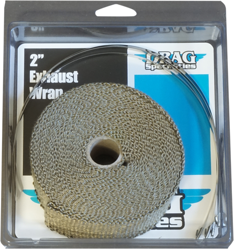 Woven Basalt Exhaust Wrap Kit - Bronze - 2\" x 25\'