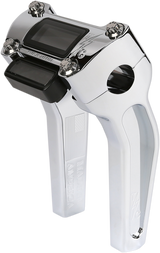 Risers - Pull Back - 6-1/2\" - Gauge Cutout - Chrome 2018 - 2021