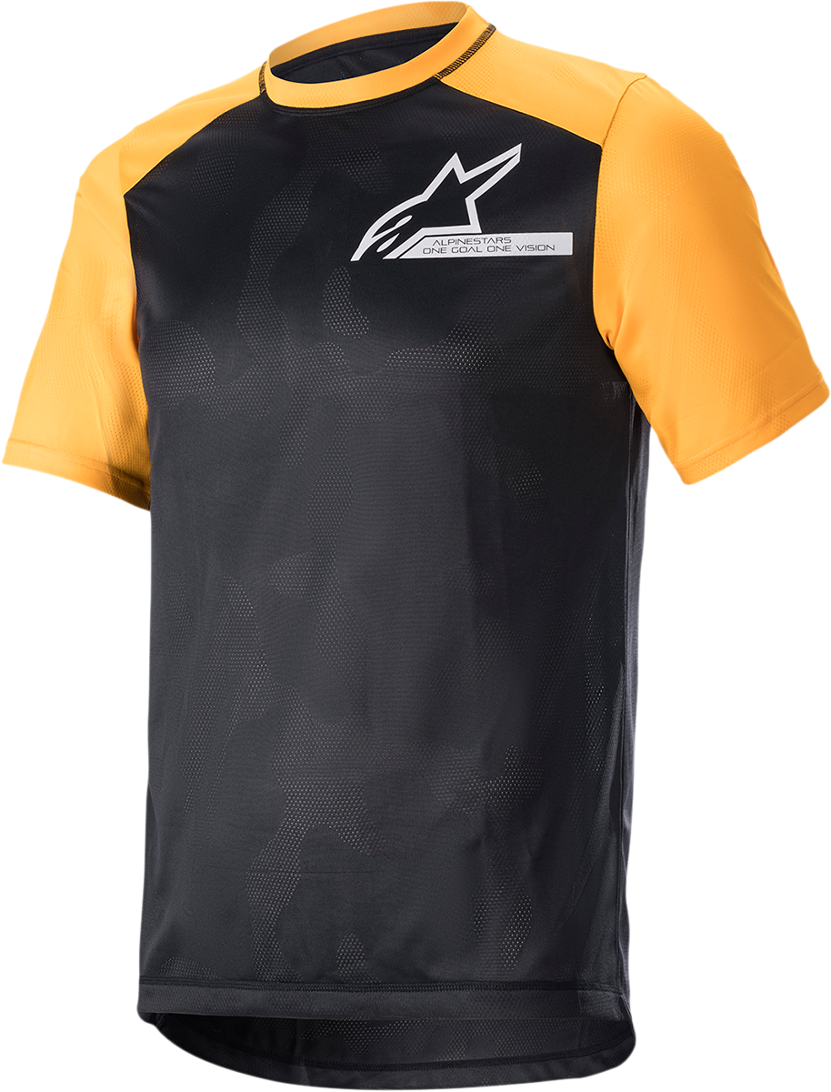 Alps 4.0 V2 Jersey - Short-Sleeve - Black/Orange/White - Medium