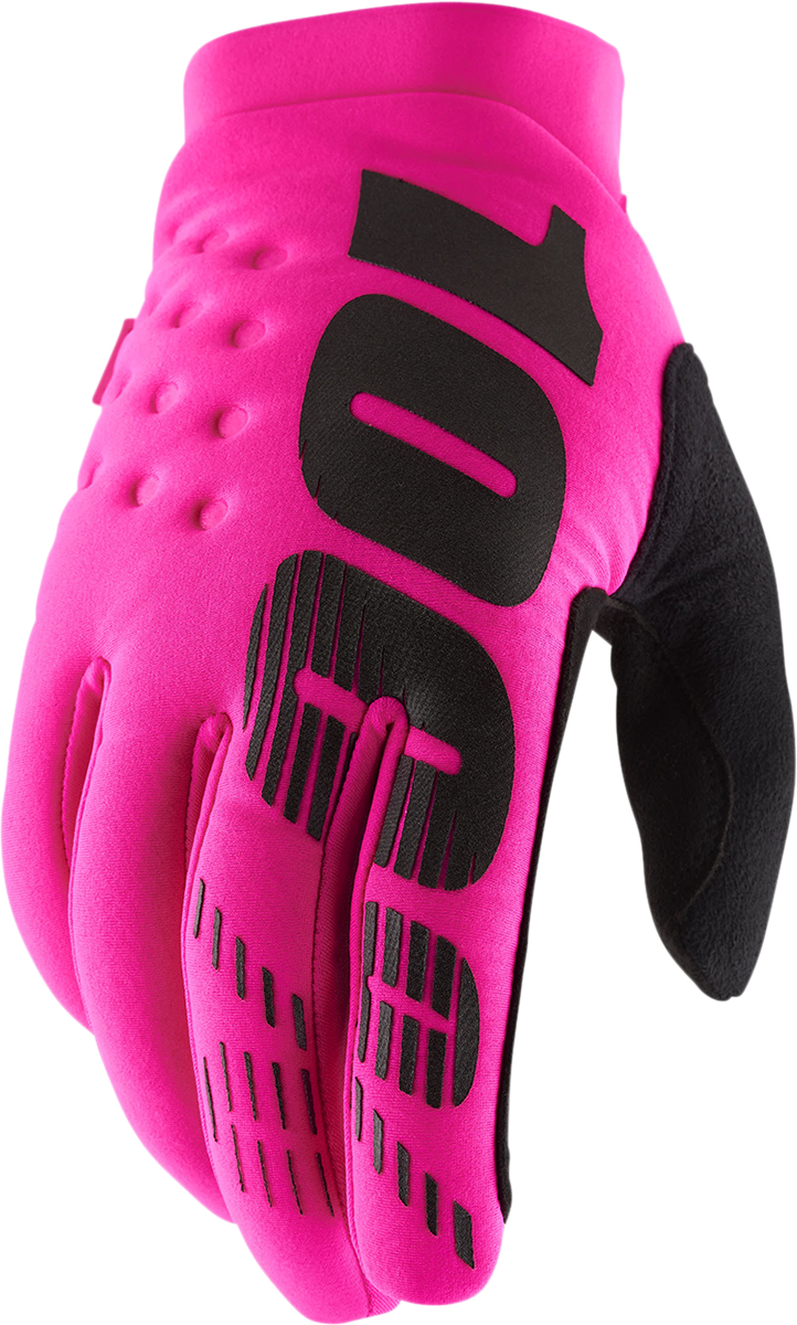 Brisker Gloves - Neon Pink - Large