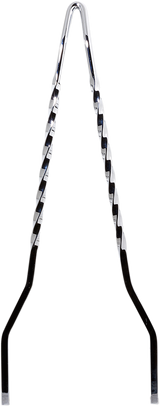 Twisted Sticks Sissy Bar - Black - 30\"