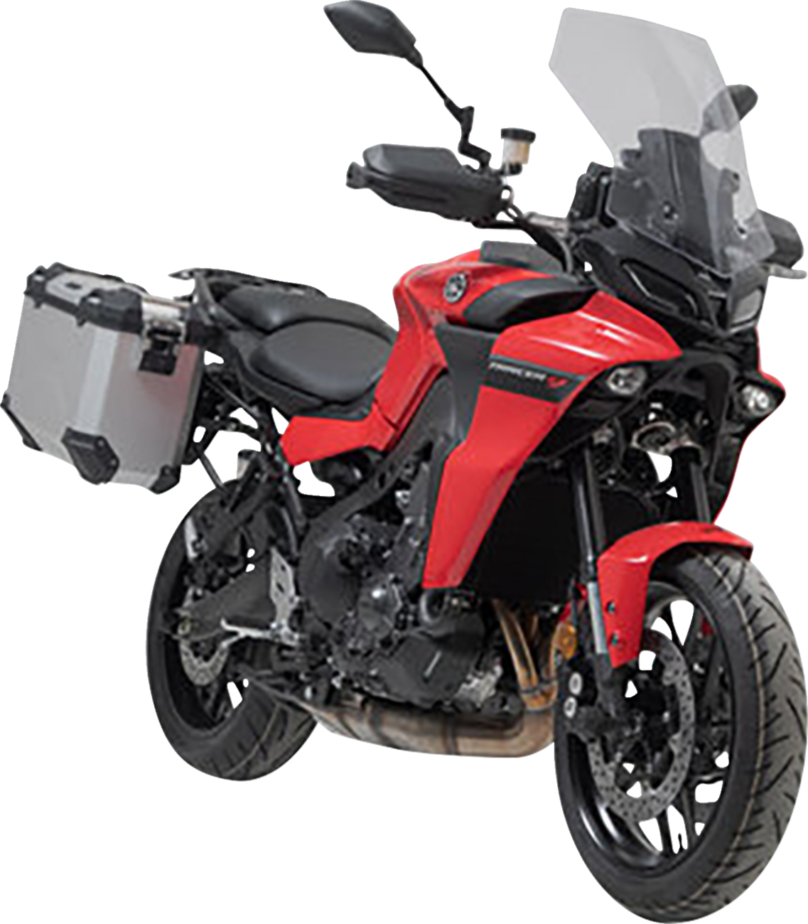 TRAX ADV Aluminum Case System - Silver - Yamaha Tracer 9 GT \'21-\'24 2021 - 2024