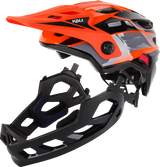 Child Maya Full Face Helmet - Race - Gloss Orange/Gray/Black - OS