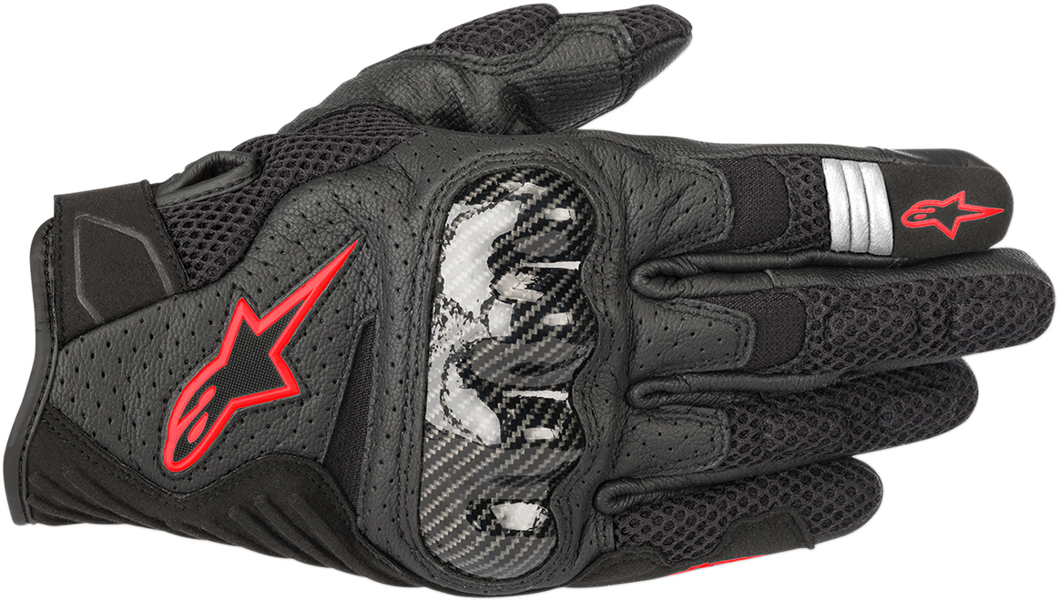 SMX-1 Air V2 Gloves - Black/Fluo Red - 3XL