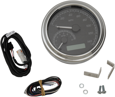 MXV Series Analog Gauge System - Black/Gray/Chrome 2011 - 2020