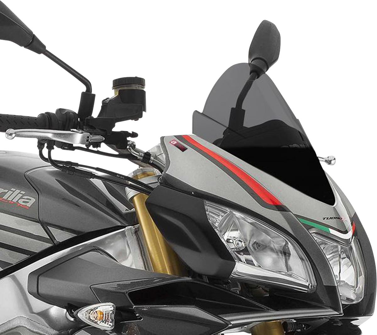 Race Windscreen - 12-1/2\" - Dark Smoke - Tuono 2015 - 2020