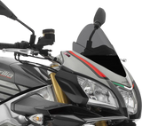 Race Windscreen - 12-1/2\" - Dark Smoke - Tuono 2015 - 2020