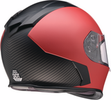 Warrant Helmet - Carbon - Red - Medium