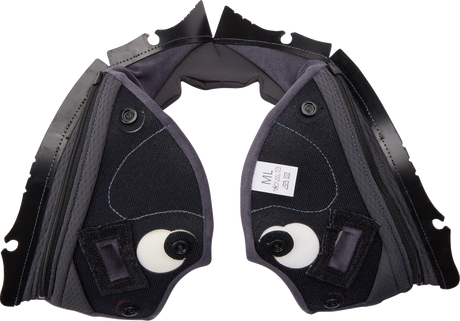 Pista GP RR Cheek Pads - Gray/Cyan - XL