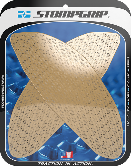 Traction Pad Tank Grips - Icon - Clear - RSV4/Tuono V4 2021 - 2024