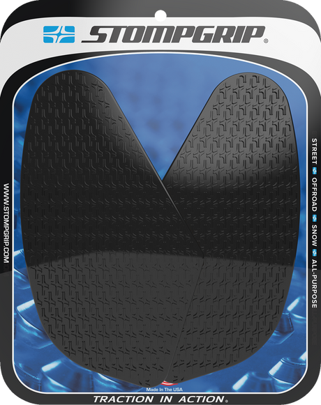 Traction Pad Tank Grips - Icon - Black - Tracer 9 GT 2024 - 2024