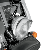 7\" Headlight Visor - Chrome