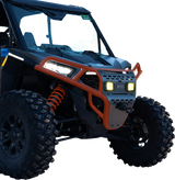 Front Bumper/Skid Plate with Amber Lights - Orange - RZR XP 1000 2024 - 2025
