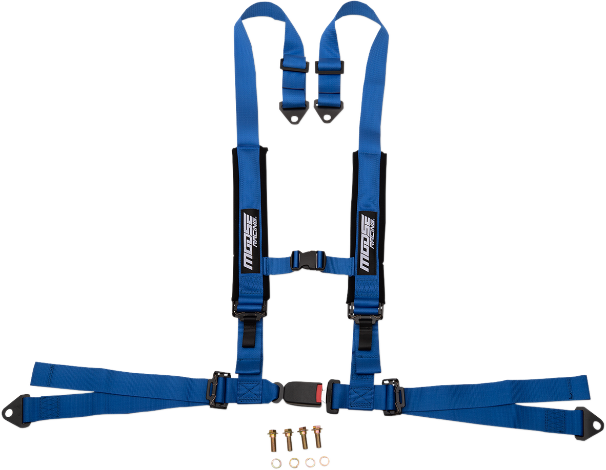 Seat Harness - 4 Point - 2x2 - Blue