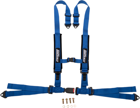 Seat Harness - 4 Point - 2x2 - Blue
