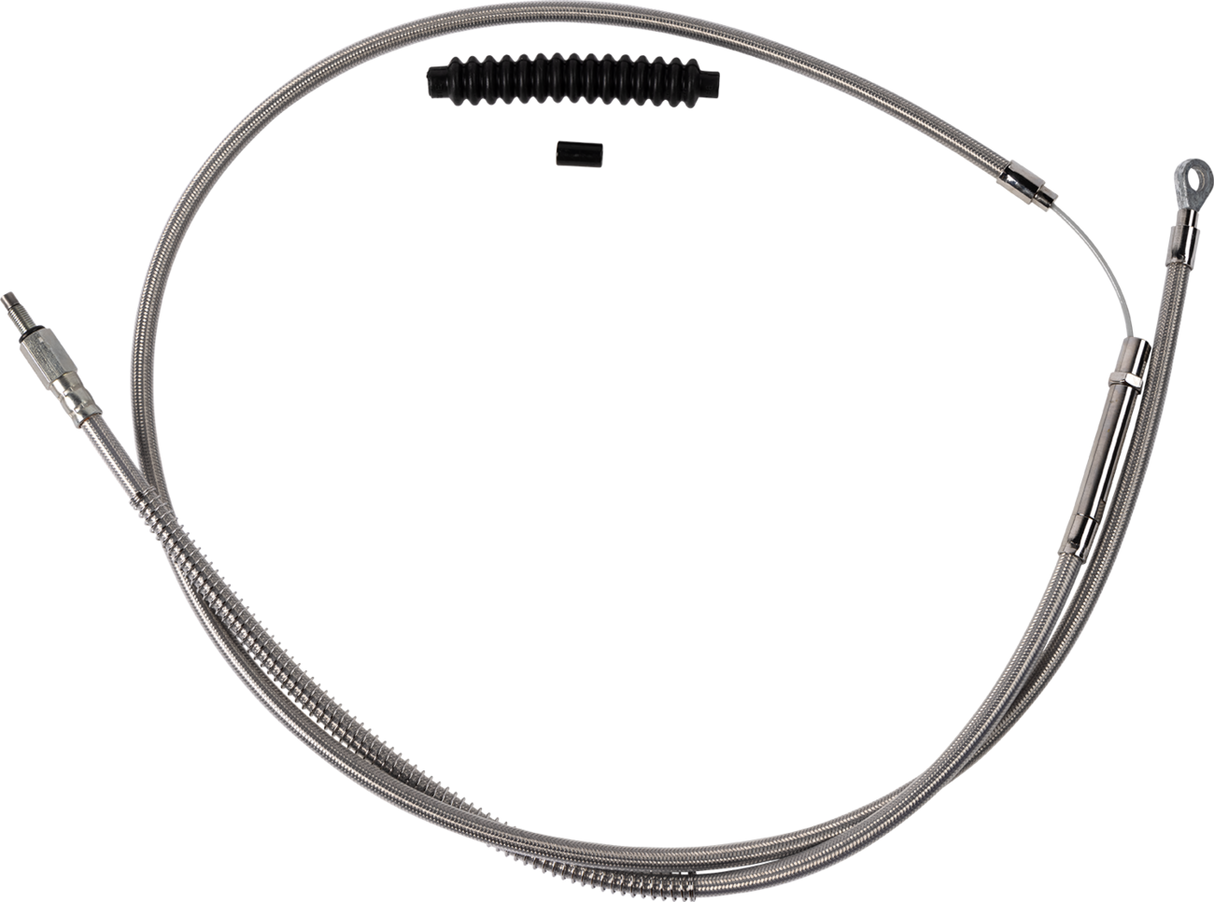 High-Efficiency Stainless Steel Clutch Cable for Harley-Davidson - +8\" - \'21-\'24 FL 2021 - 2024