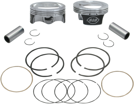 Piston Kit - for 103\" Hot Set Up Kit® - 3.875\" - +.005 1999 - 2016