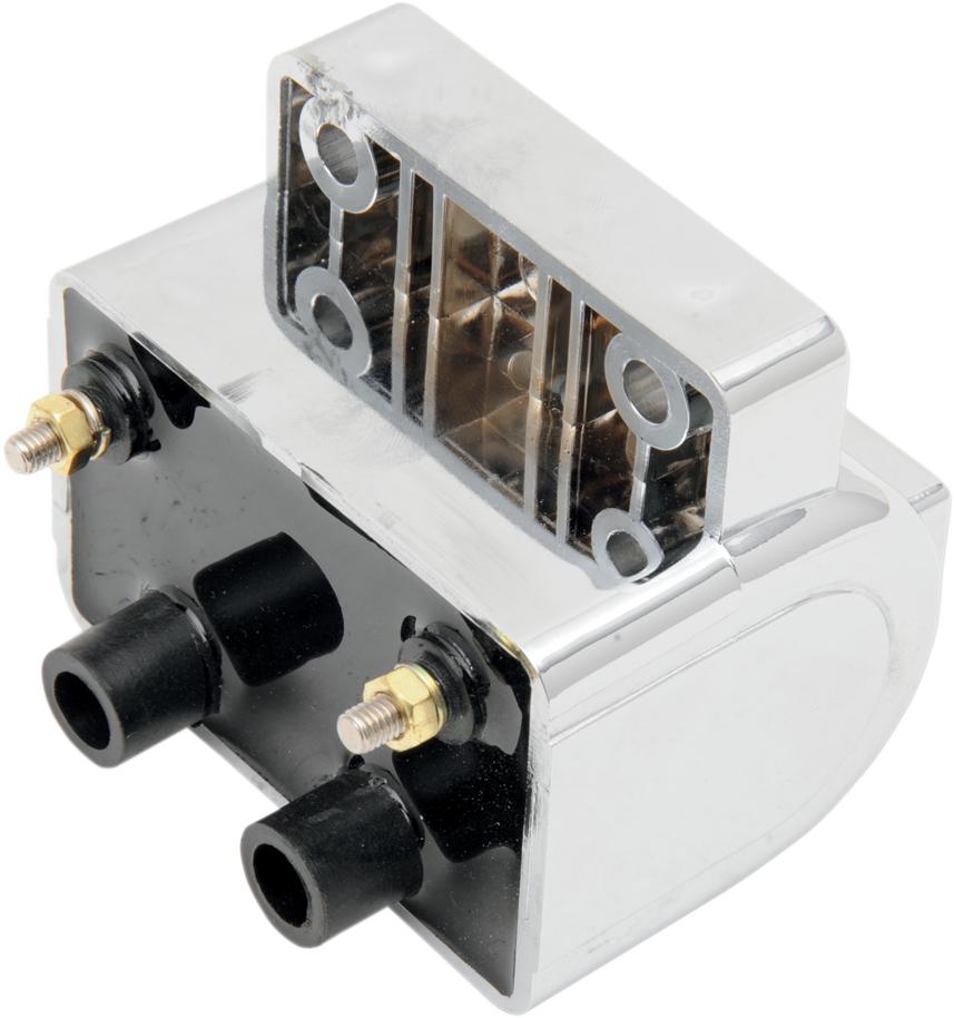 Dual-Fire Ignition Coil - Chrome - Harley Davidson 1970 - 2006