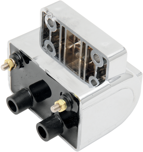 Dual-Fire Ignition Coil - Chrome - Harley Davidson 1970 - 2006