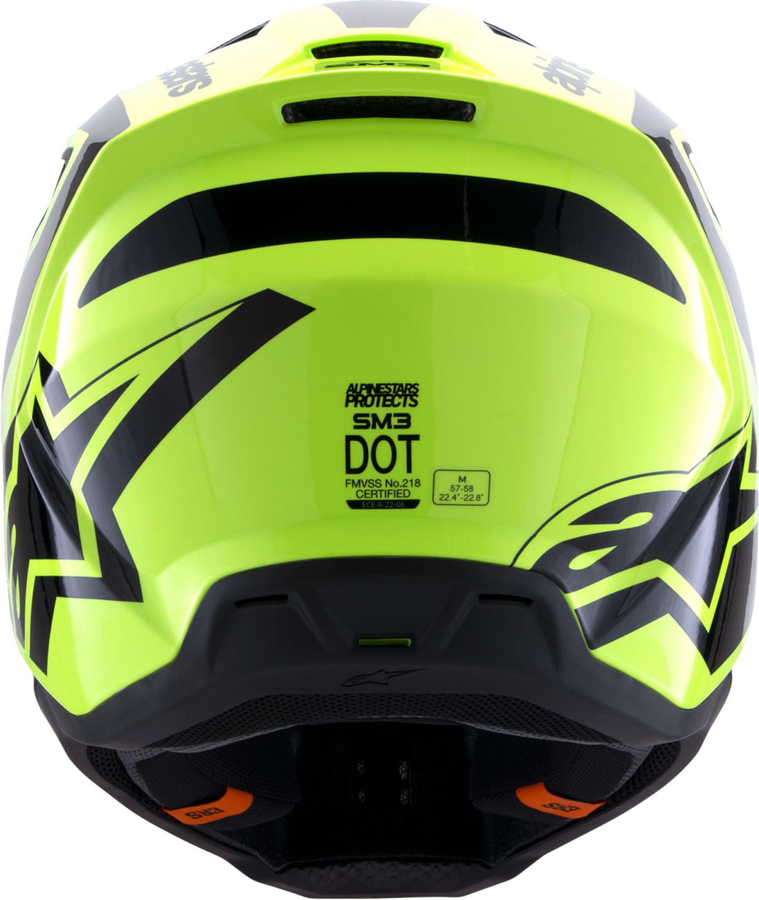 SM3 Helmet - Heat - Gloss Yellow Fluo/Black - XL