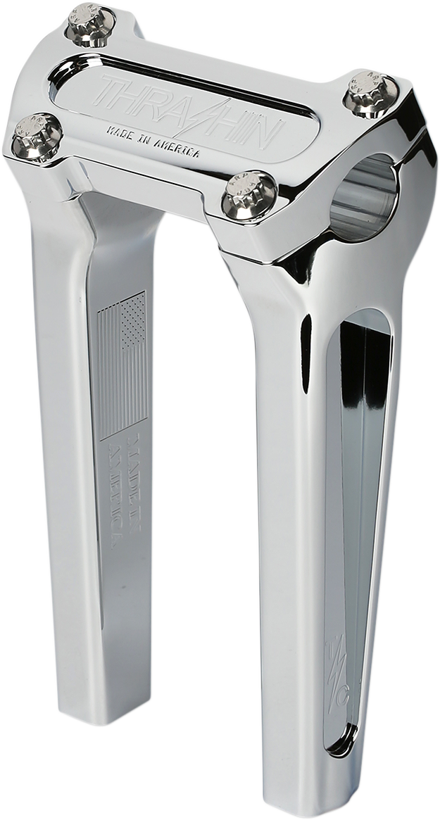 Risers - Straight - 8\" - Chrome