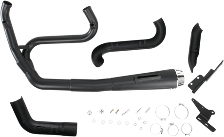 Road Rage 2:1 Exhaust - Black - FXD 1991 - 2017