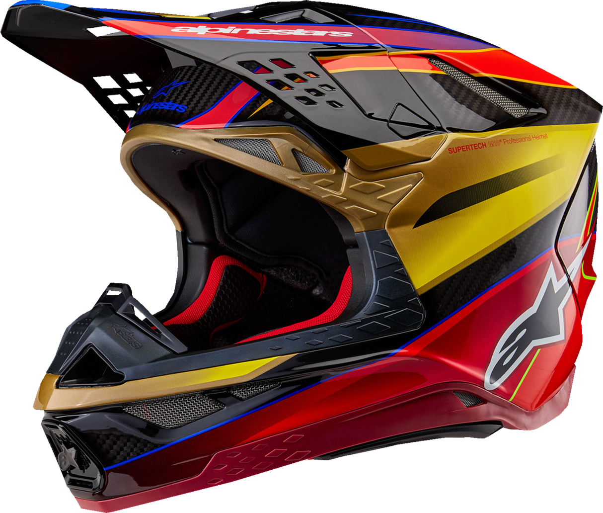Supertech M10 Helmet - Era - MIPS® - Gloss Gold/Yellow/Rio Red - Small