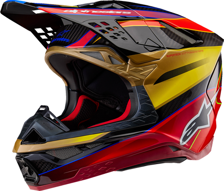 Supertech M10 Helmet - Era - MIPS® - Gloss Gold/Yellow/Rio Red - Small