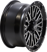 Wheel - Momentum - Front/Rear - Black/Milled - 14x7 - 4/137 - 5+2 (+30 mm) 2003 - 2023