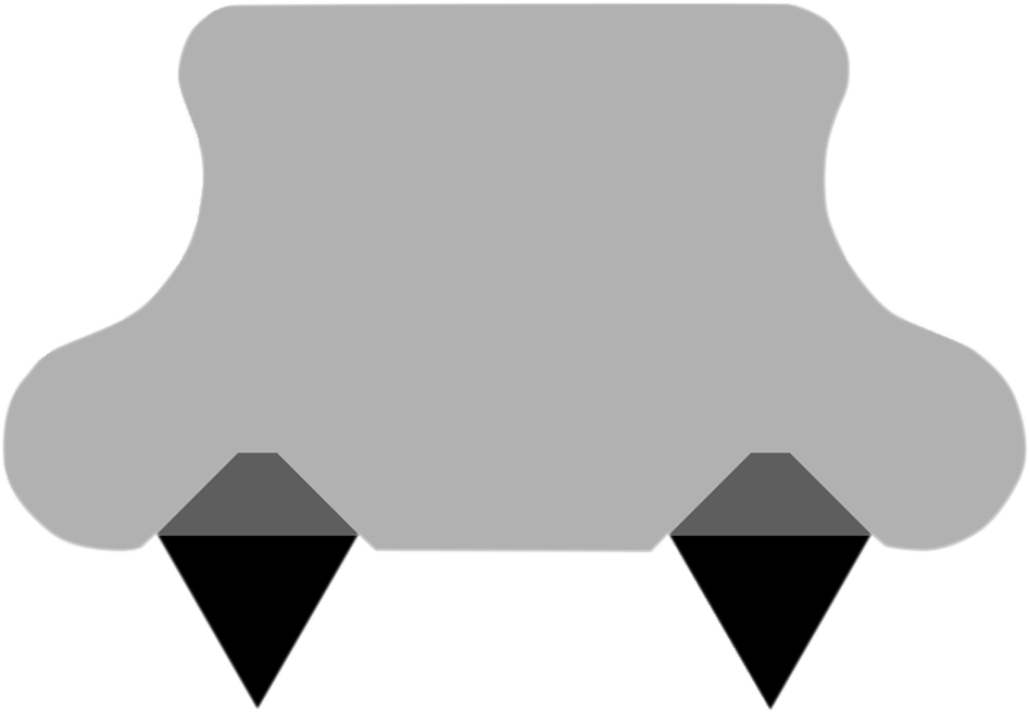 Deuce Wear Bars - 4.5\" - 60° 2001 - 2017