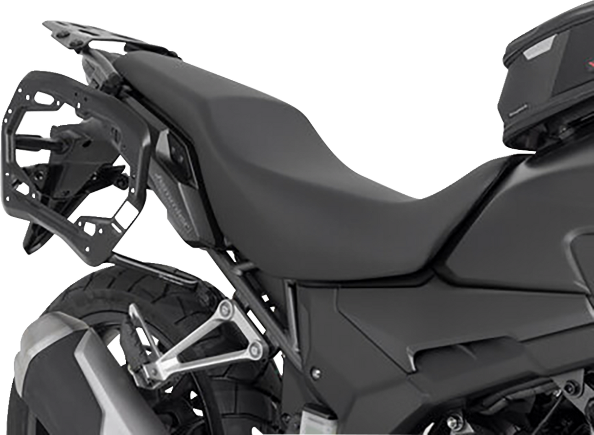 TRAX ADV Aluminum Case System - Black - Honda CB/CBR/NX 500 \'13-\'24 2013 - 2024