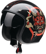 Saturn Helmet - Devilish - Gloss Black/Red - XS