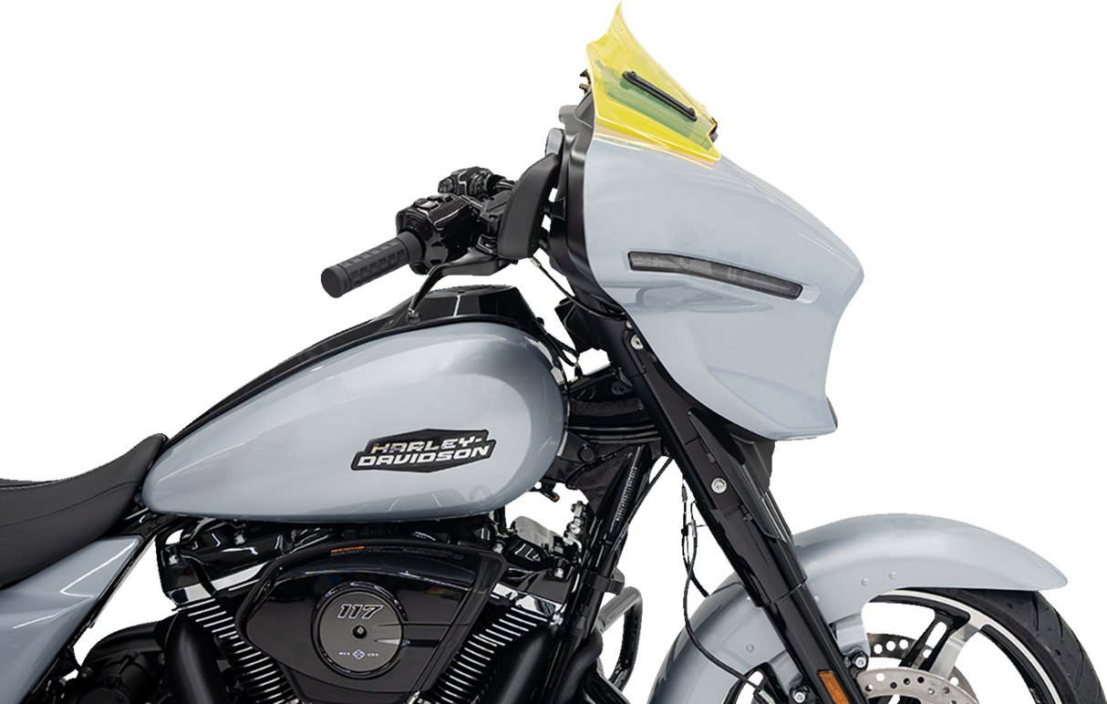 Kolor Flare™ Windshield - 8\" - Yellow Ice - FLHX 2023 - 2025