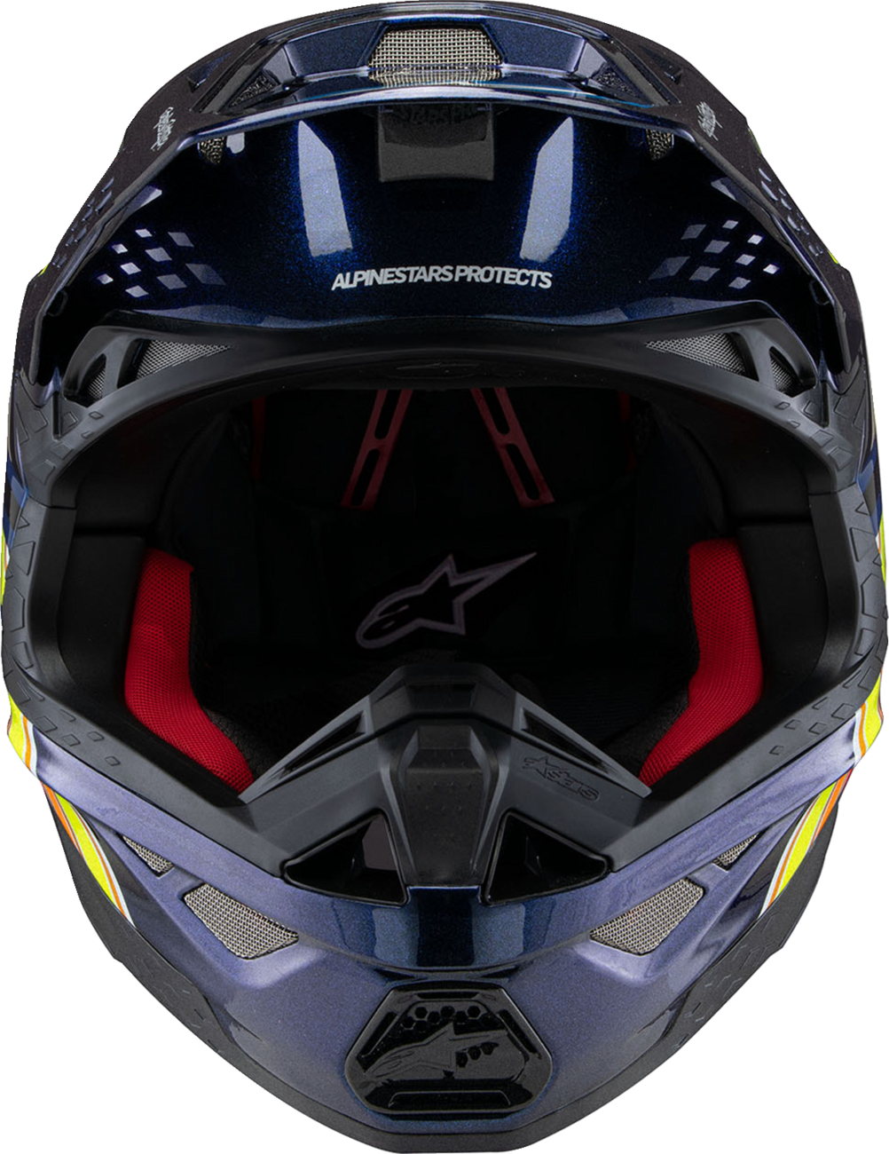 Supertech M10 Helmet - TLD Edition 25 - MIPS® - Gloss Dark Blue/Orange/Yellow/Fluo Red - XL