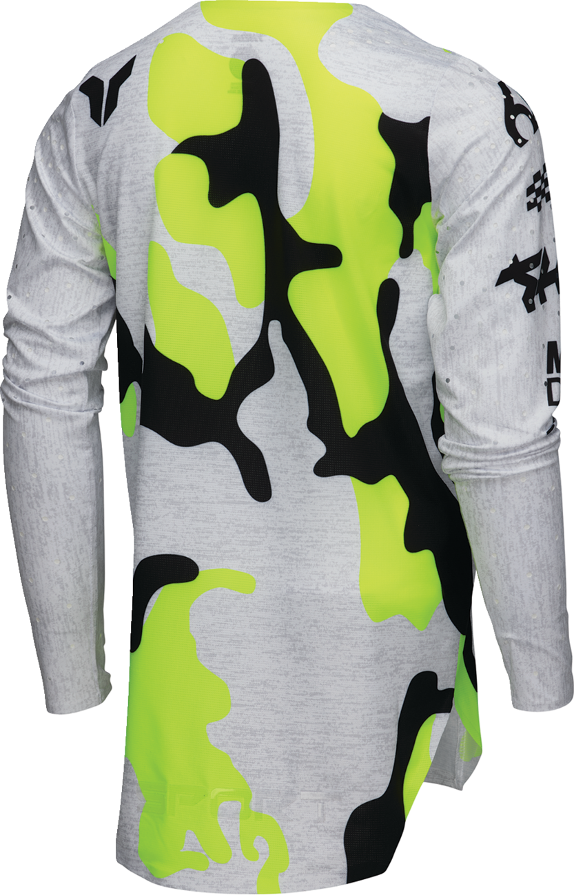Youth SPORTMODE Riot Jersey - White/Acid - Medium