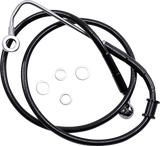Brake Line - +10\" - Black - \'15-\'17 Softail 2015 - 2017
