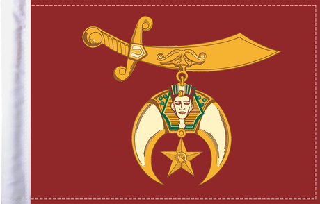Shriner Flag - 6\" x 9\"