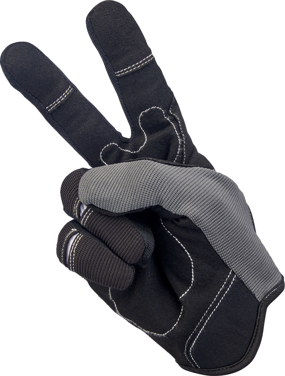 Moto Gloves - Gray/Black - 2XL