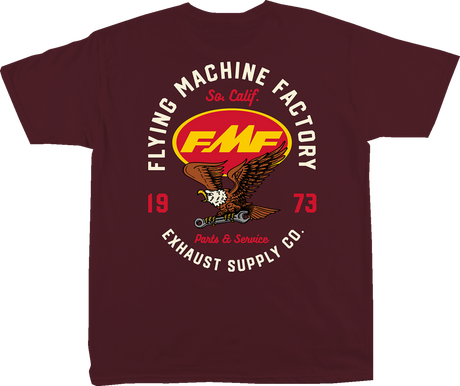 Exhaust Supply T-Shirt - Maroon - XL