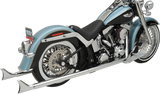 Fishtail Exhaust - 36\" - Softail 2007 - 2017