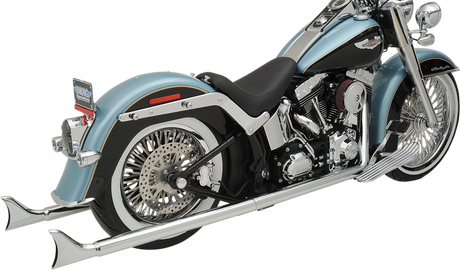 Fishtail Exhaust - 36\" - Softail 2007 - 2017