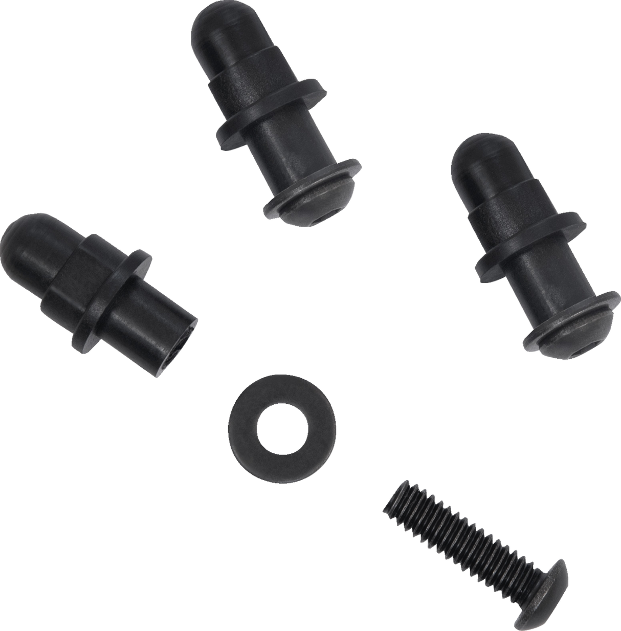 Screw Set - Batwing - Black