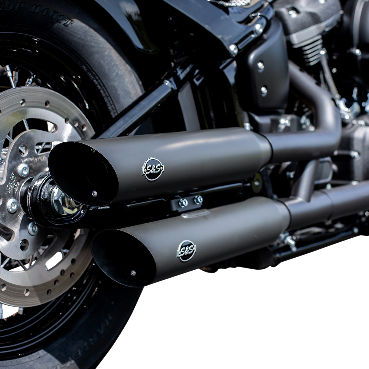 Slash Cut Race Mufflers - Black 2018 - 2021