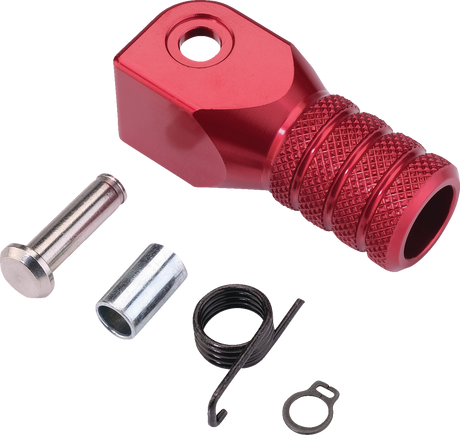 Knurled Shift Lever Tip - 0 mm - Red