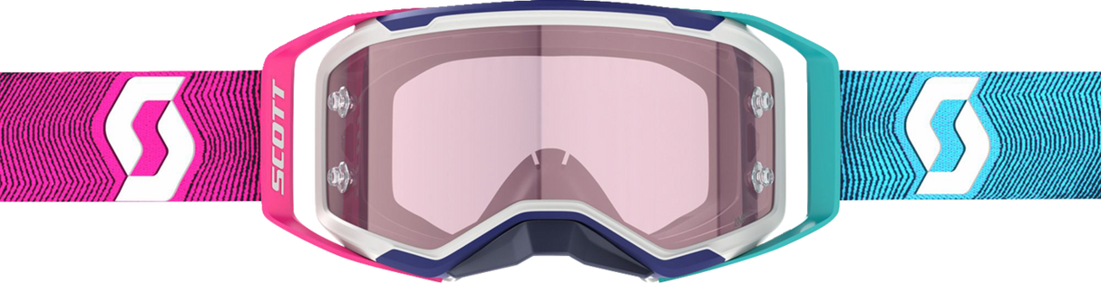 Prospect 2.0 AMP Goggle - Stealth Blue/Radiant Pink - Rose Lens