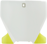 Front Number Plate - White/Yellow 2019 - 2022
